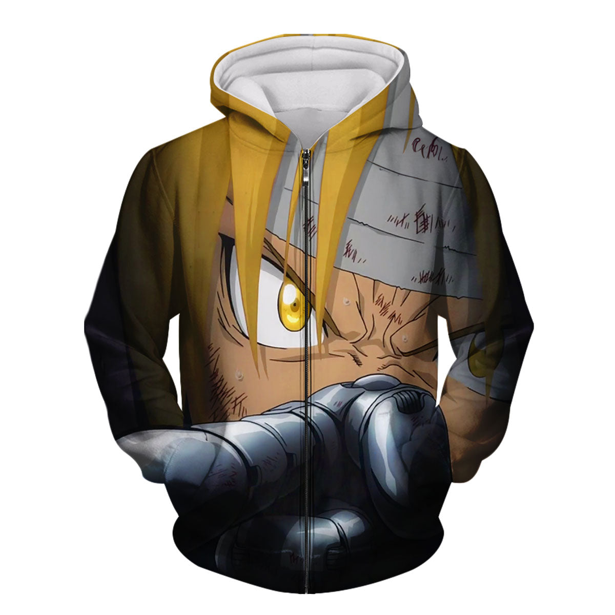 Fullmetal Alchemist Edward Elric Determined Gaze Anime Apparel