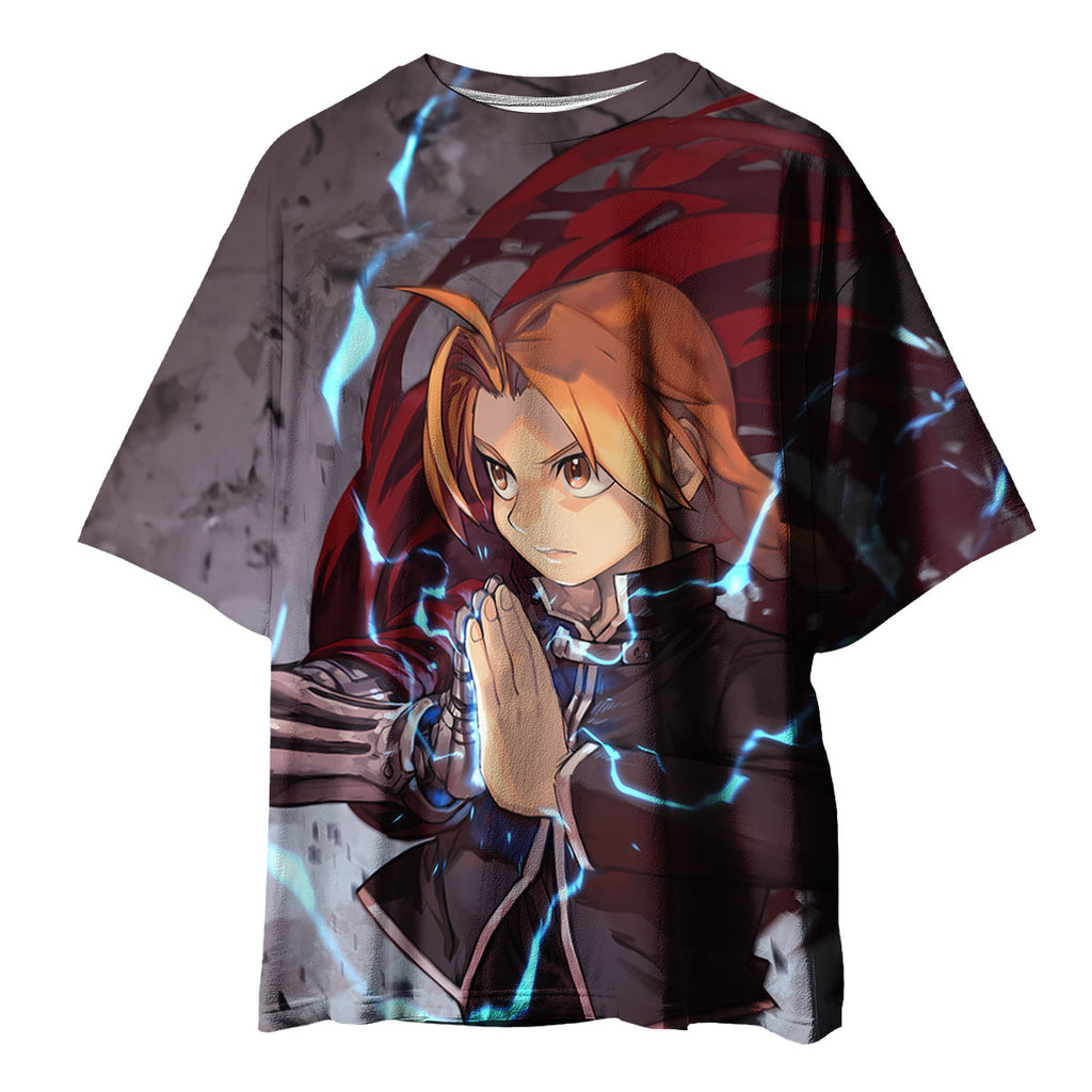 Fullmetal Alchemist Edward Elric Electric Aura Anime Apparel