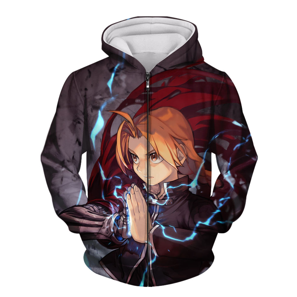 Fullmetal Alchemist Edward Elric Electric Aura Anime Apparel