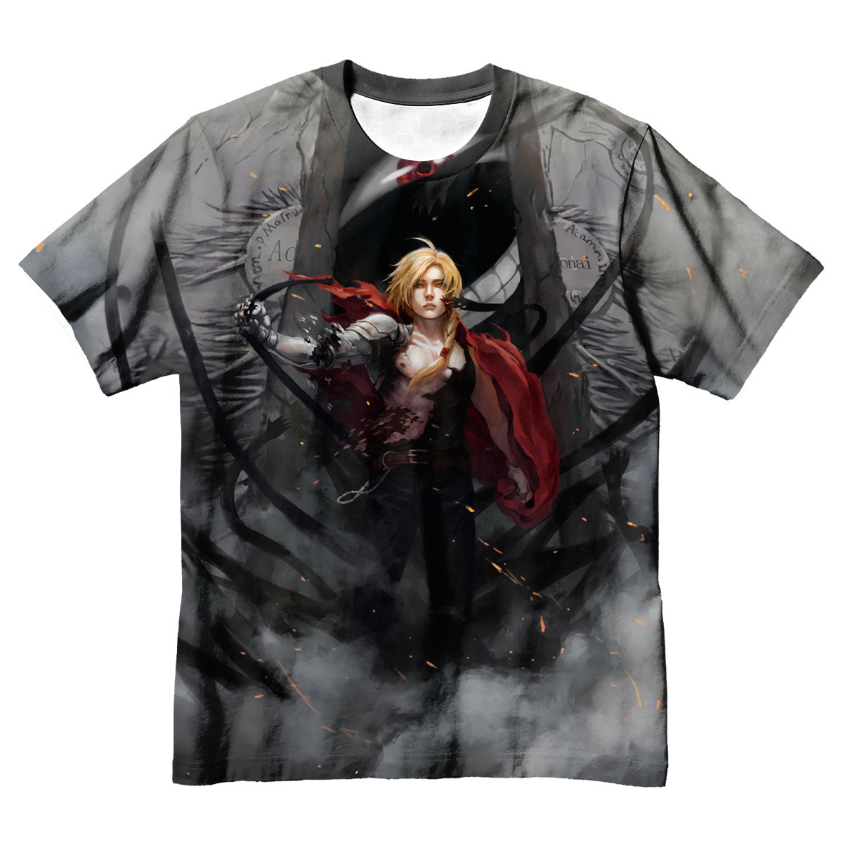 Fullmetal Alchemist Edward Elric Escaping Truth Gate Anime Apparel