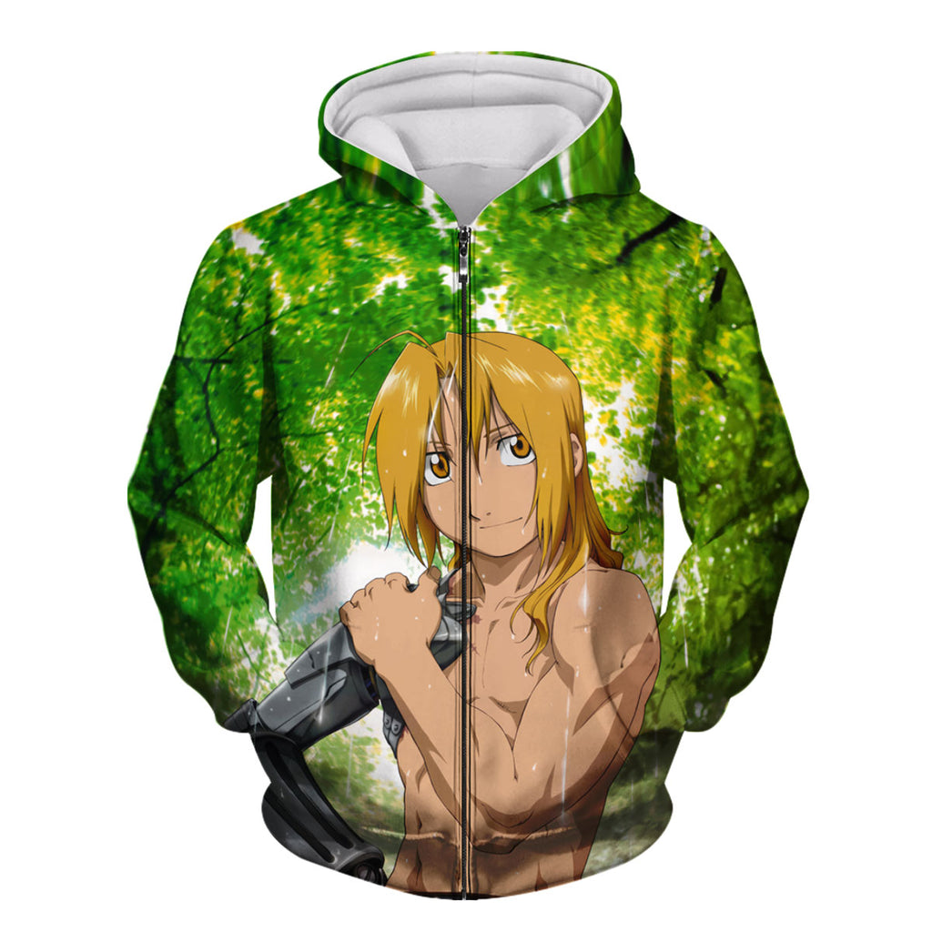 Fullmetal Alchemist Edward Elric Forest Anime Apparel