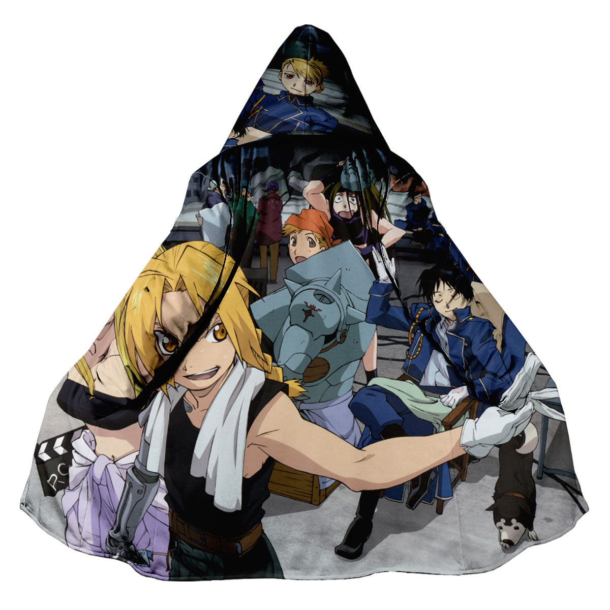 Fullmetal Alchemist Edward Elric Group Pose Anime Apparel
