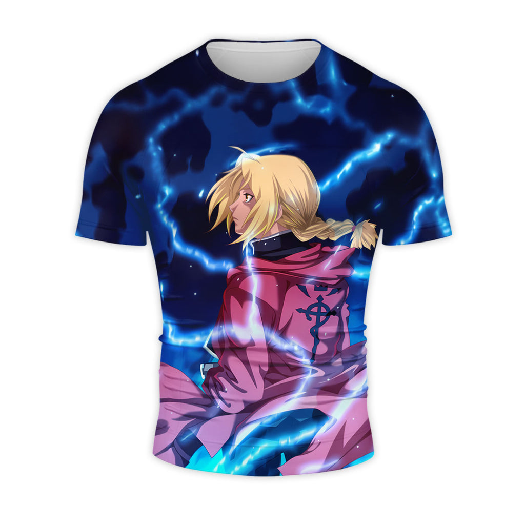 Fullmetal Alchemist Edward Elric Lightning Surge Anime Apparel