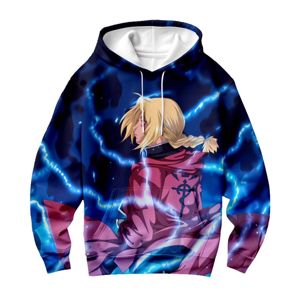 Fullmetal Alchemist Edward Elric Lightning Surge Anime Apparel