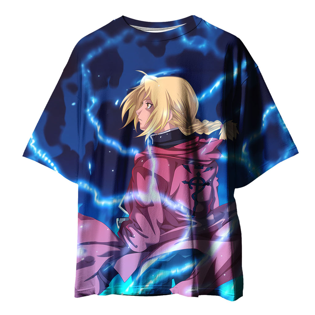 Fullmetal Alchemist Edward Elric Lightning Surge Anime Apparel