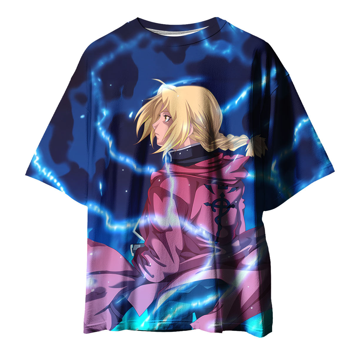 Fullmetal Alchemist Edward Elric Lightning Surge Anime Apparel