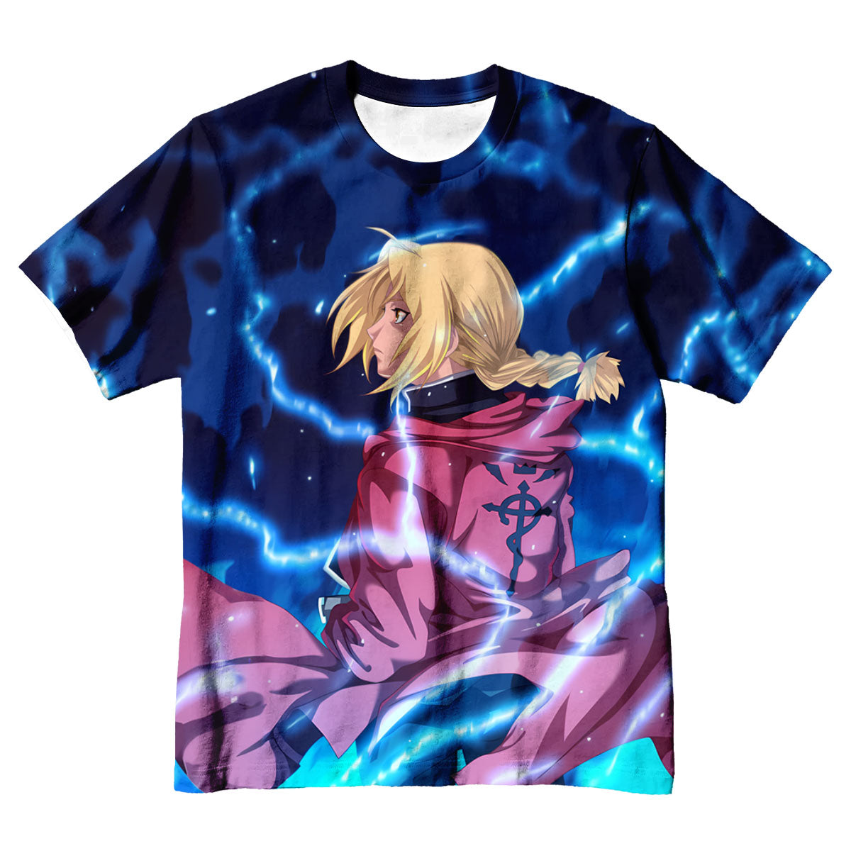 Fullmetal Alchemist Edward Elric Lightning Surge Anime Apparel