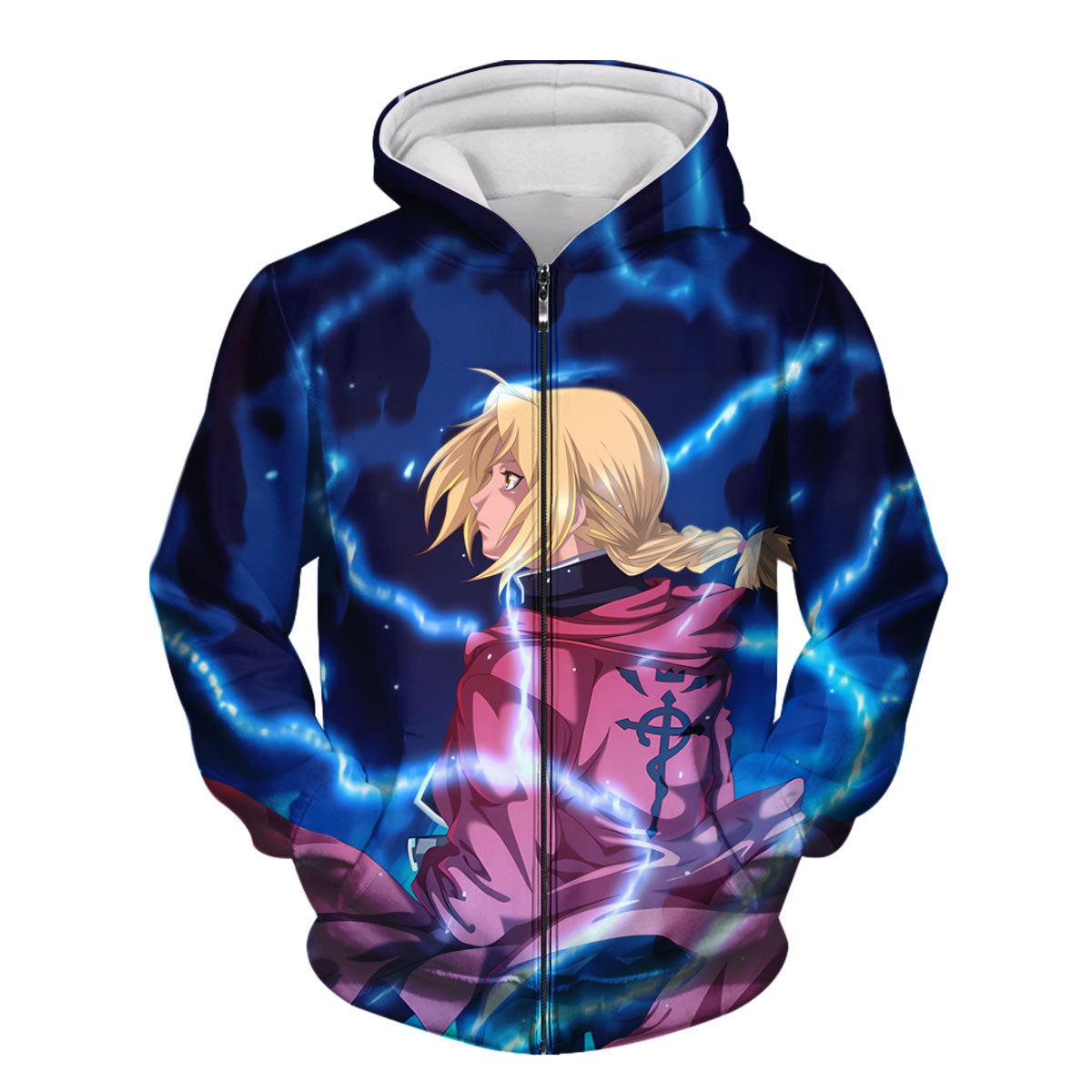 Fullmetal Alchemist Edward Elric Lightning Surge Anime Apparel