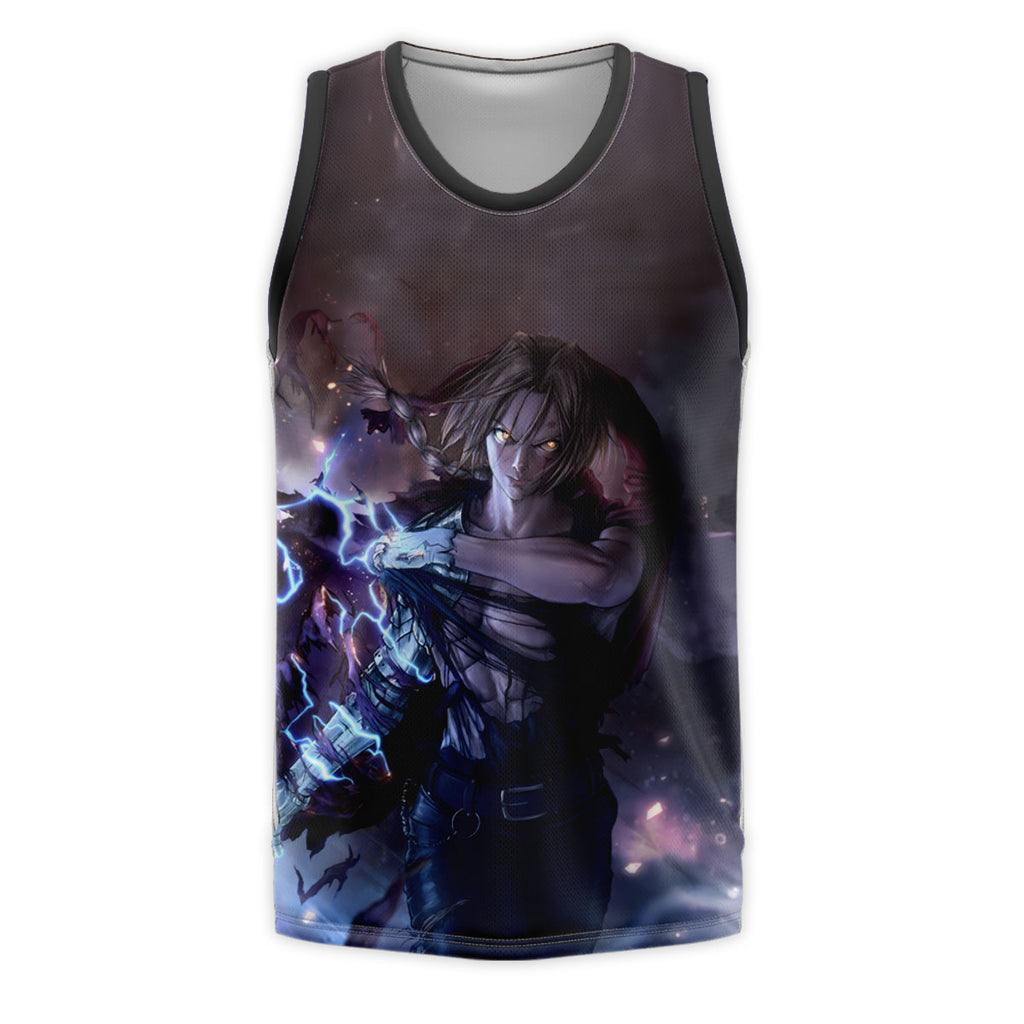 Fullmetal Alchemist Edward Elric Metallic Lightning Anime Apparel