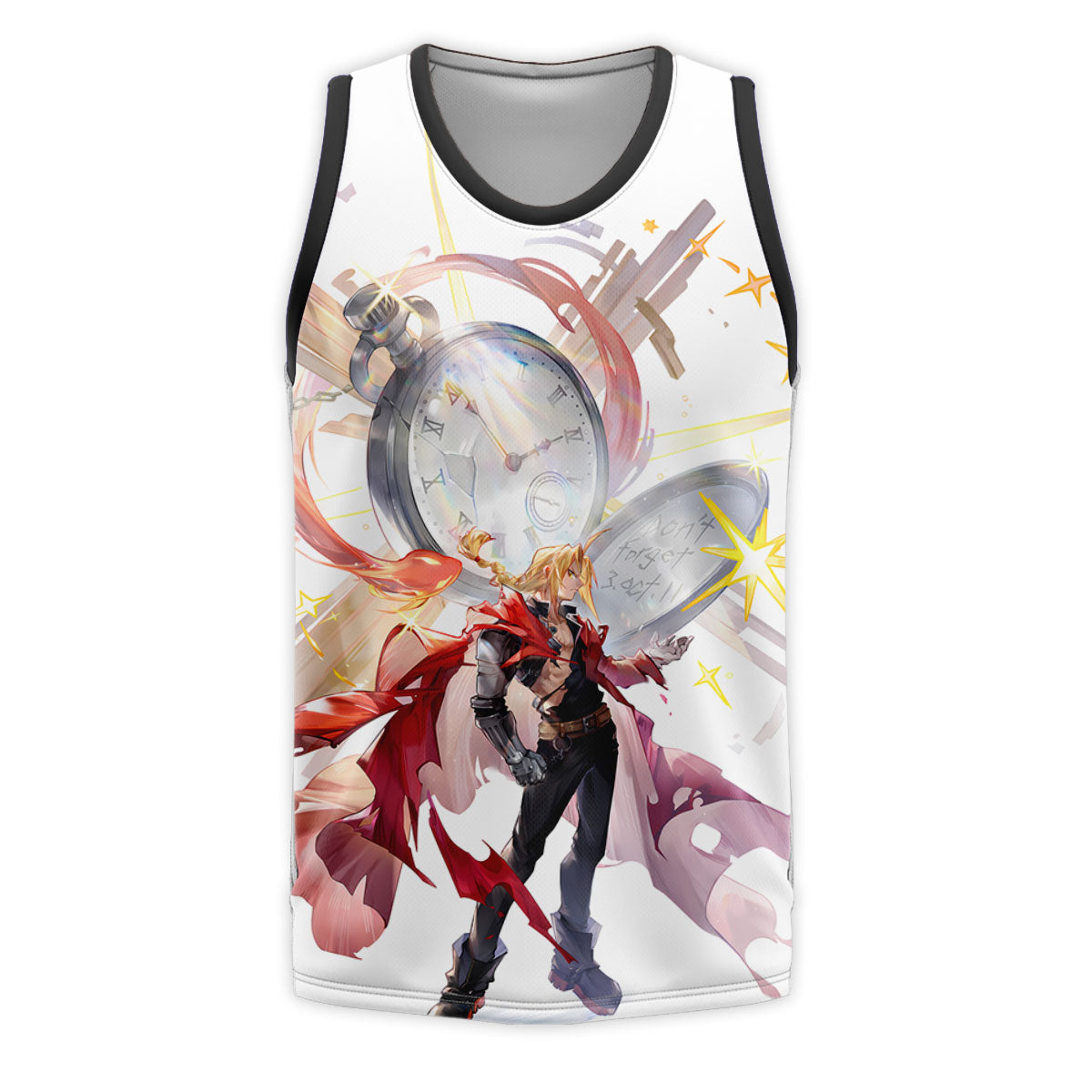 Fullmetal Alchemist Edward Elric Pocket Watch Painting Anime Apparel