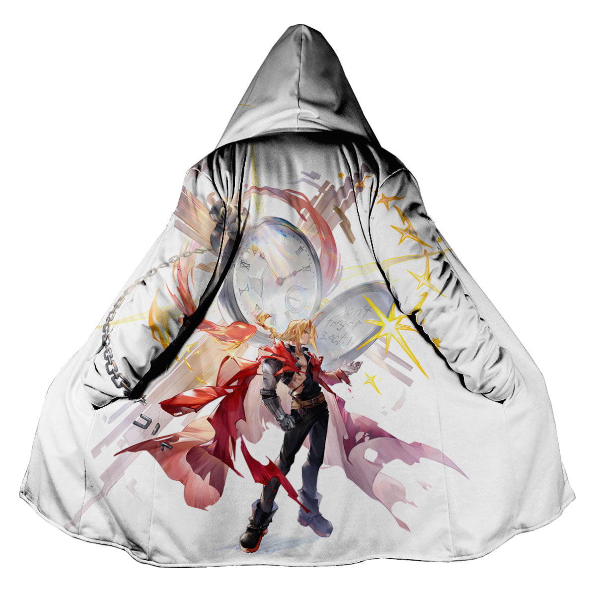 Fullmetal Alchemist Edward Elric Pocket Watch Painting Anime Apparel