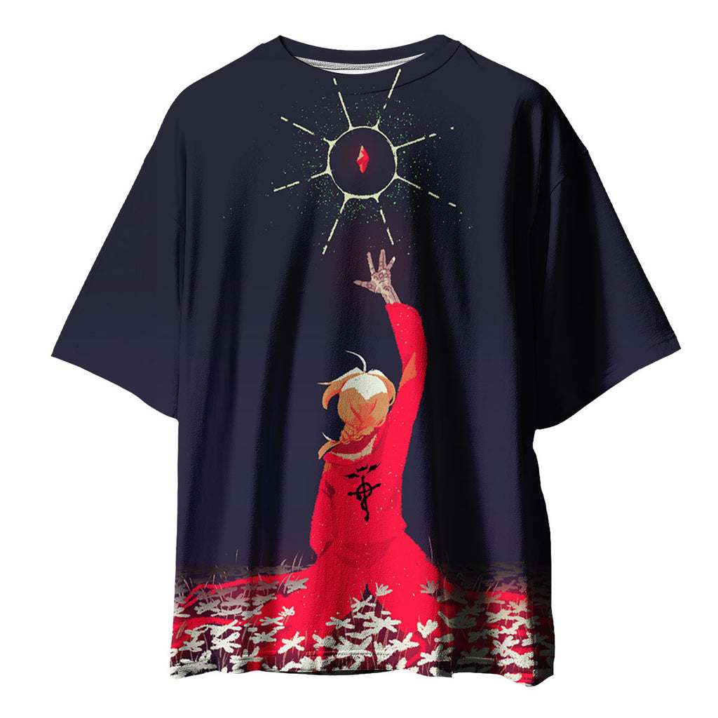Fullmetal Alchemist Edward Elric Reaching Philosopher Stone Anime Apparel