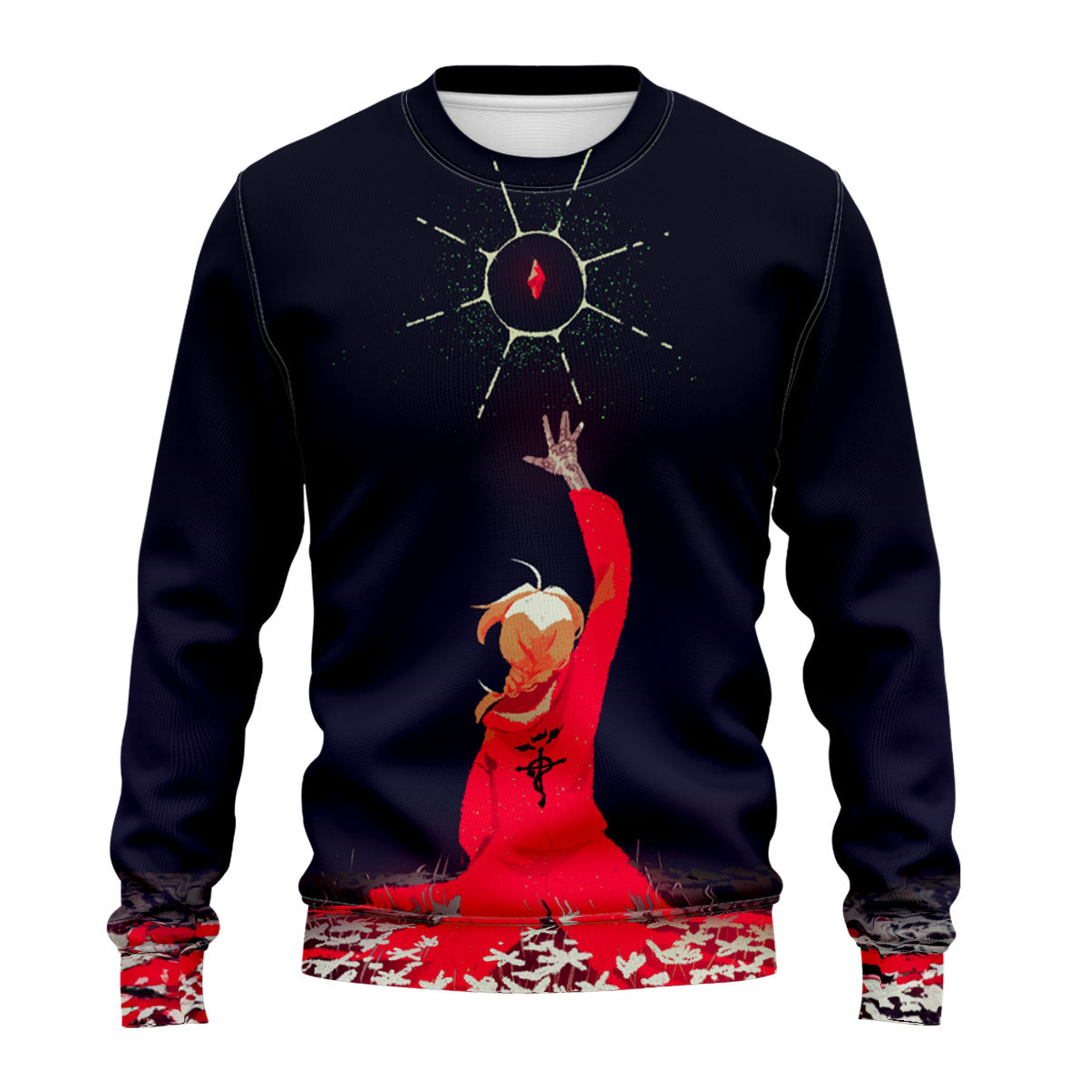 Fullmetal Alchemist Edward Elric Reaching Philosopher Stone Anime Apparel