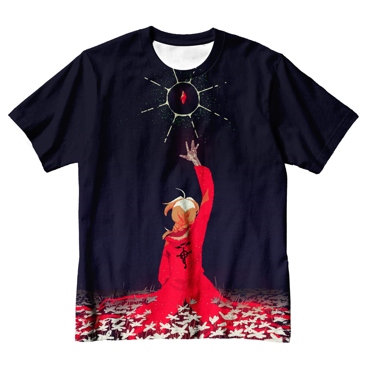 Fullmetal Alchemist Edward Elric Reaching Philosopher Stone Anime Apparel