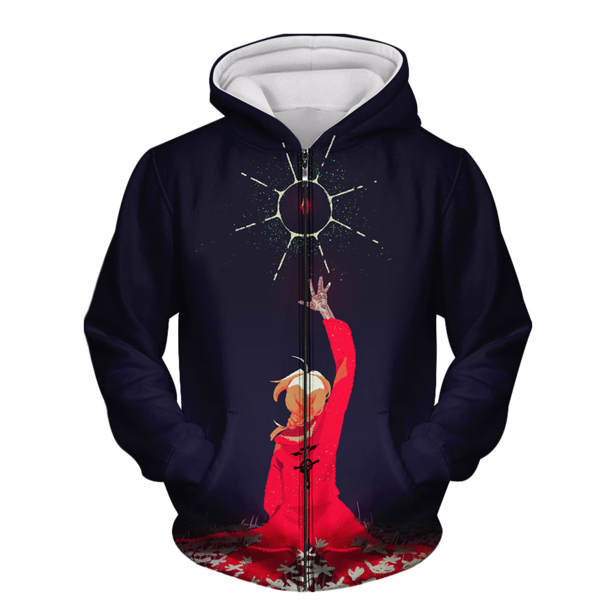 Fullmetal Alchemist Edward Elric Reaching Philosopher Stone Anime Apparel