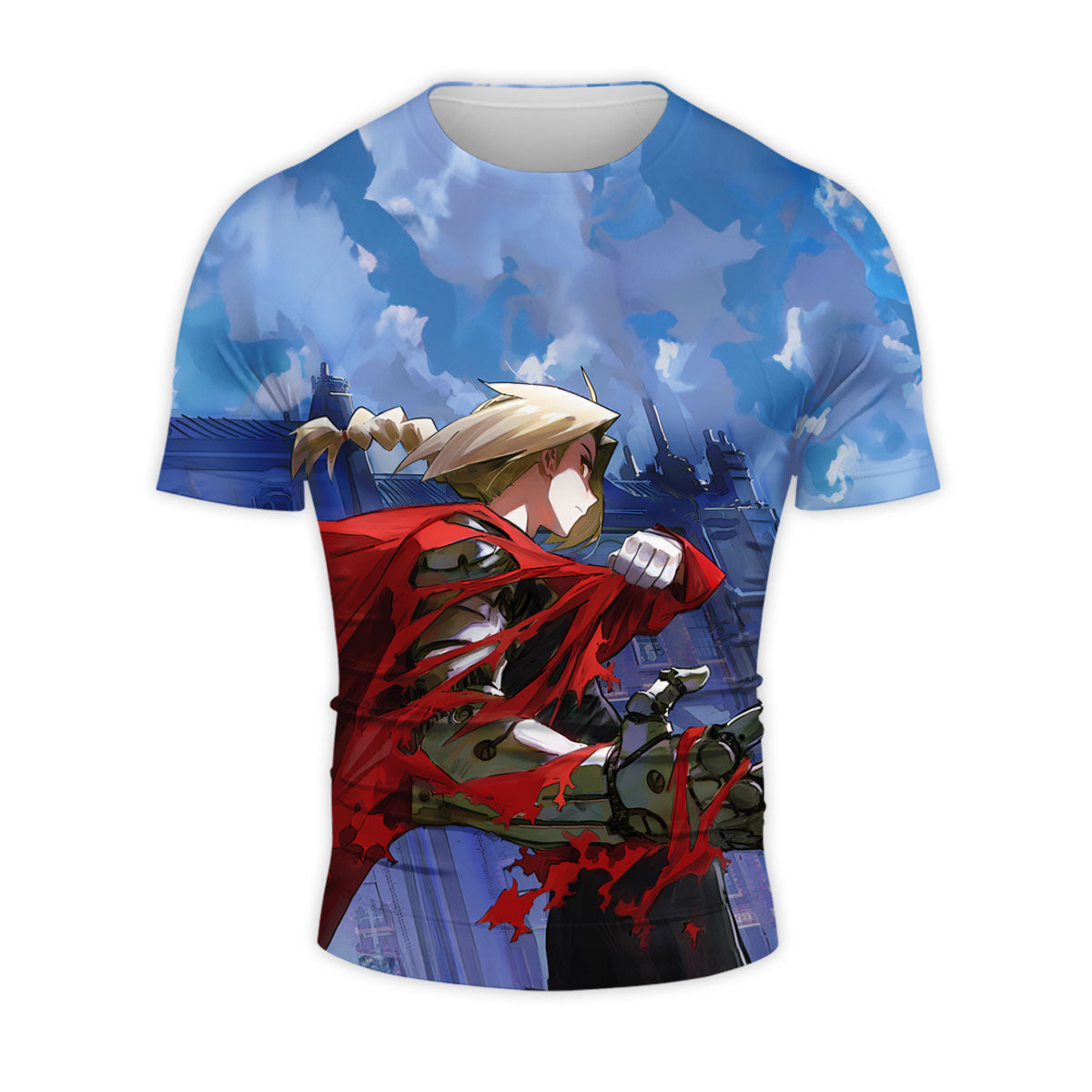 Fullmetal Alchemist Edward Elric Red Cloak Anime Apparel