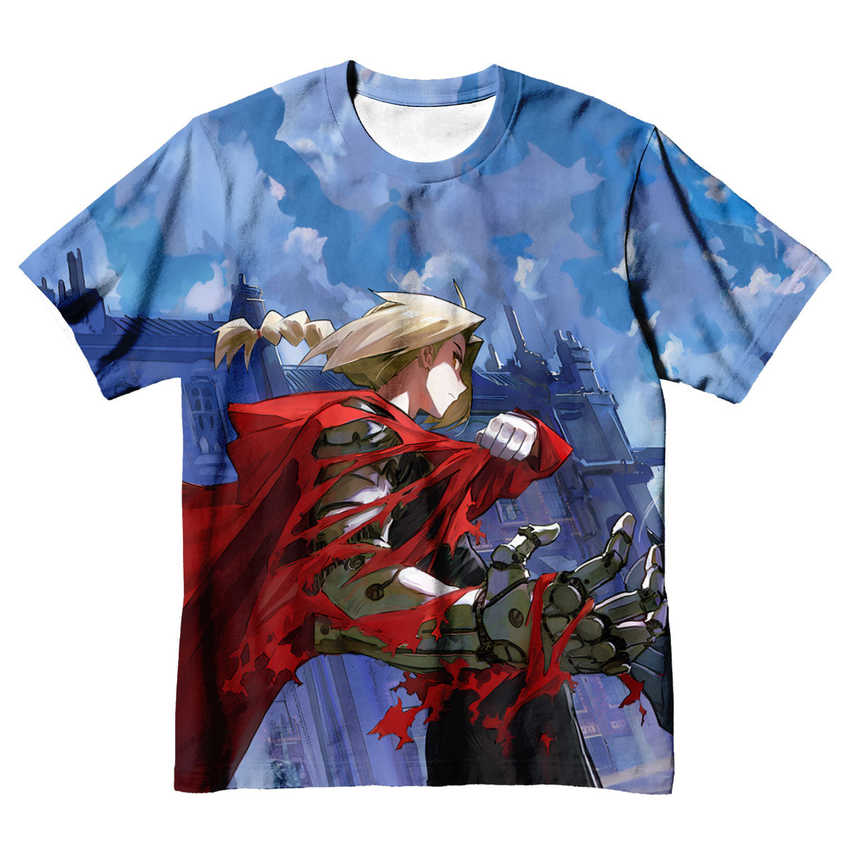 Fullmetal Alchemist Edward Elric Red Cloak Anime Apparel