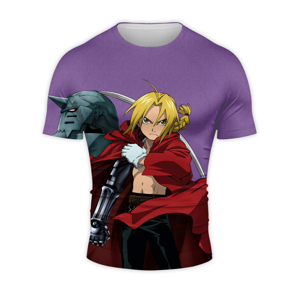 Fullmetal Alchemist Edward Elric Red Cloak Front Anime Apparel