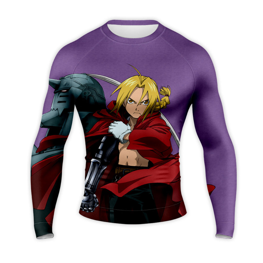 Fullmetal Alchemist Edward Elric Red Cloak Front Anime Apparel