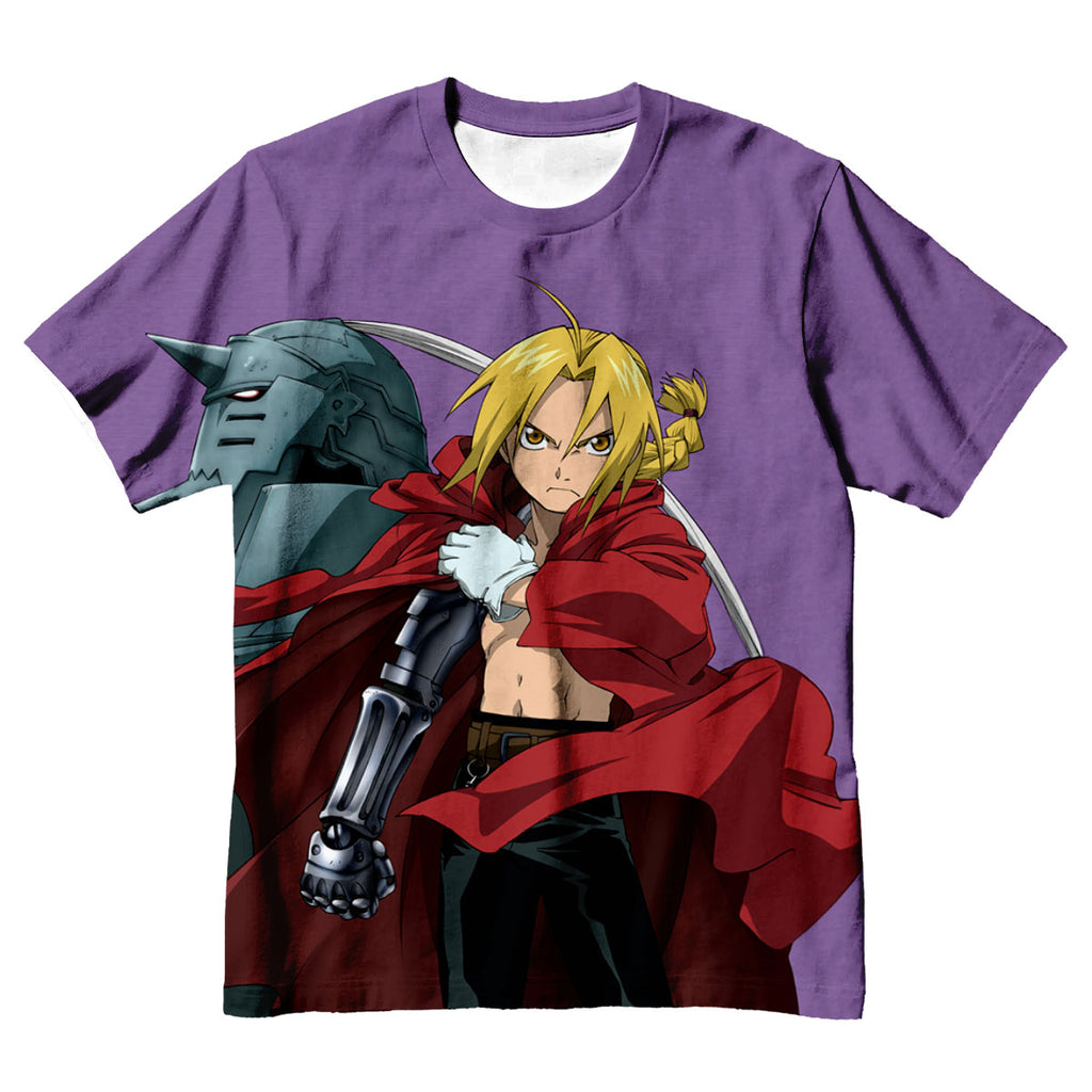 Fullmetal Alchemist Edward Elric Red Cloak Front Anime Apparel