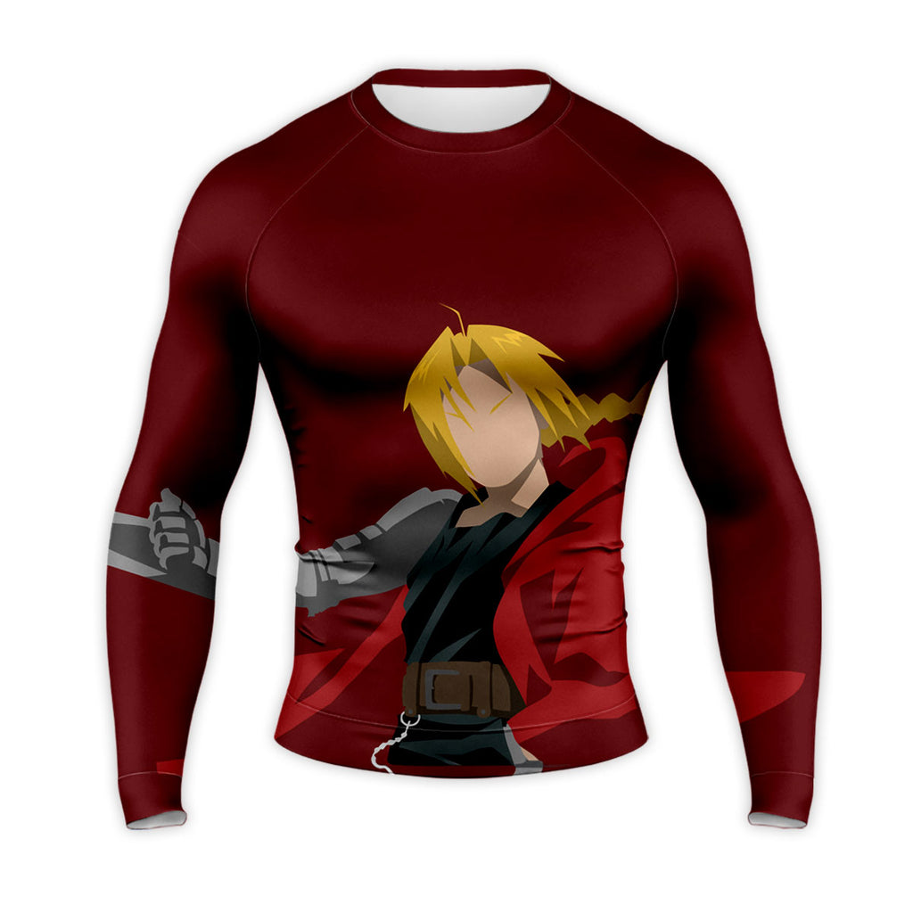 Fullmetal Alchemist Edward Elric Red Cloak Silhouette Anime Apparel