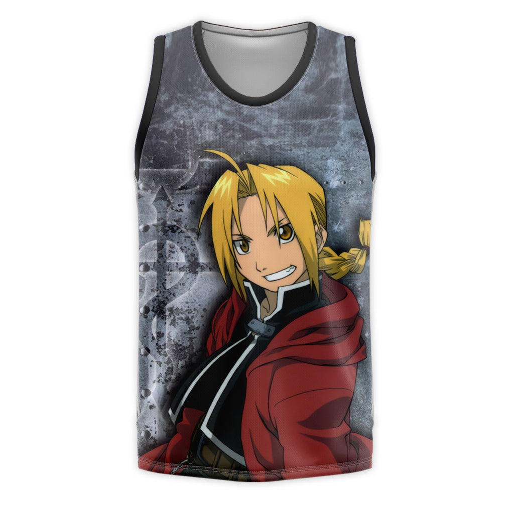 Fullmetal Alchemist Edward Elric Red Cloak Smile Anime Apparel