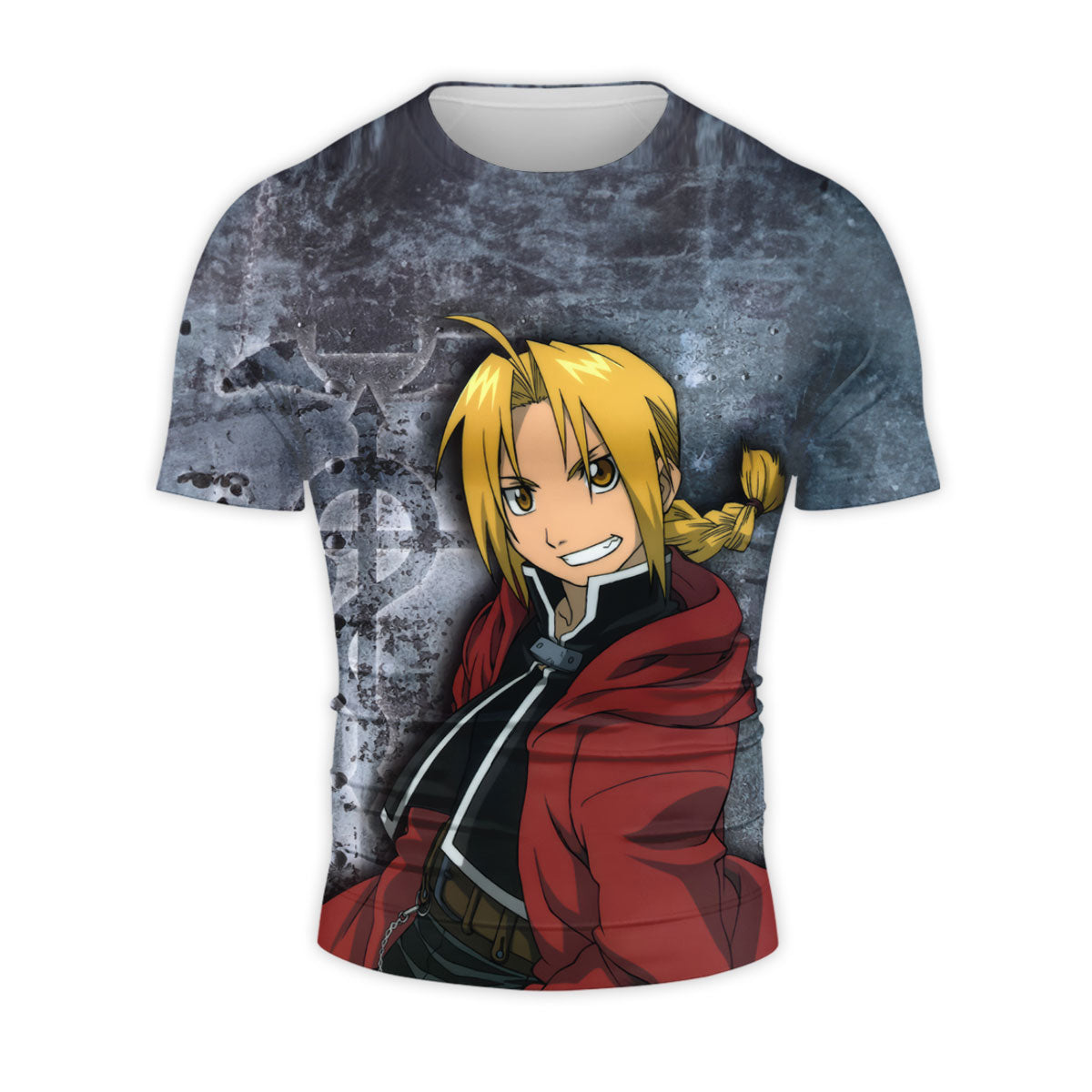 Fullmetal Alchemist Edward Elric Red Cloak Smile Anime Apparel