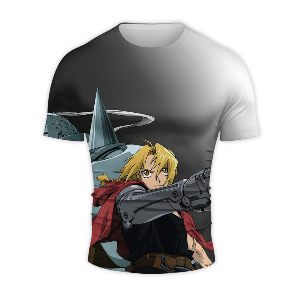 Fullmetal Alchemist Edward Elric Red Cloak Strike Anime Apparel