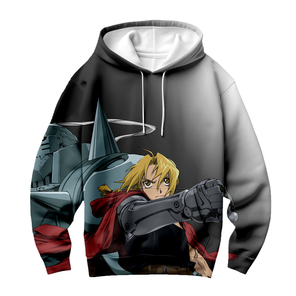 Fullmetal Alchemist Edward Elric Red Cloak Strike Anime Apparel