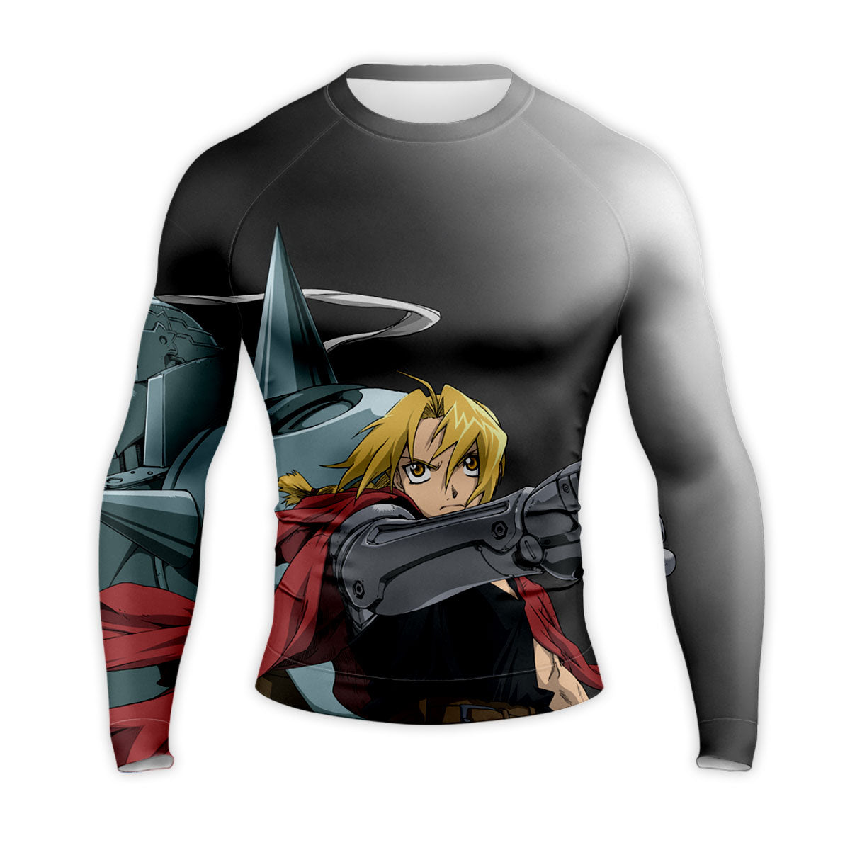 Fullmetal Alchemist Edward Elric Red Cloak Strike Anime Apparel