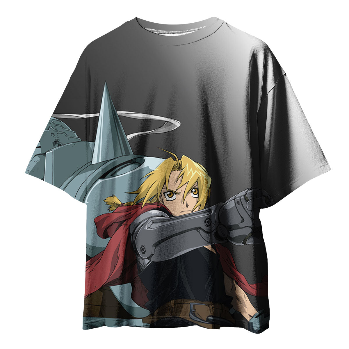 Fullmetal Alchemist Edward Elric Red Cloak Strike Anime Apparel