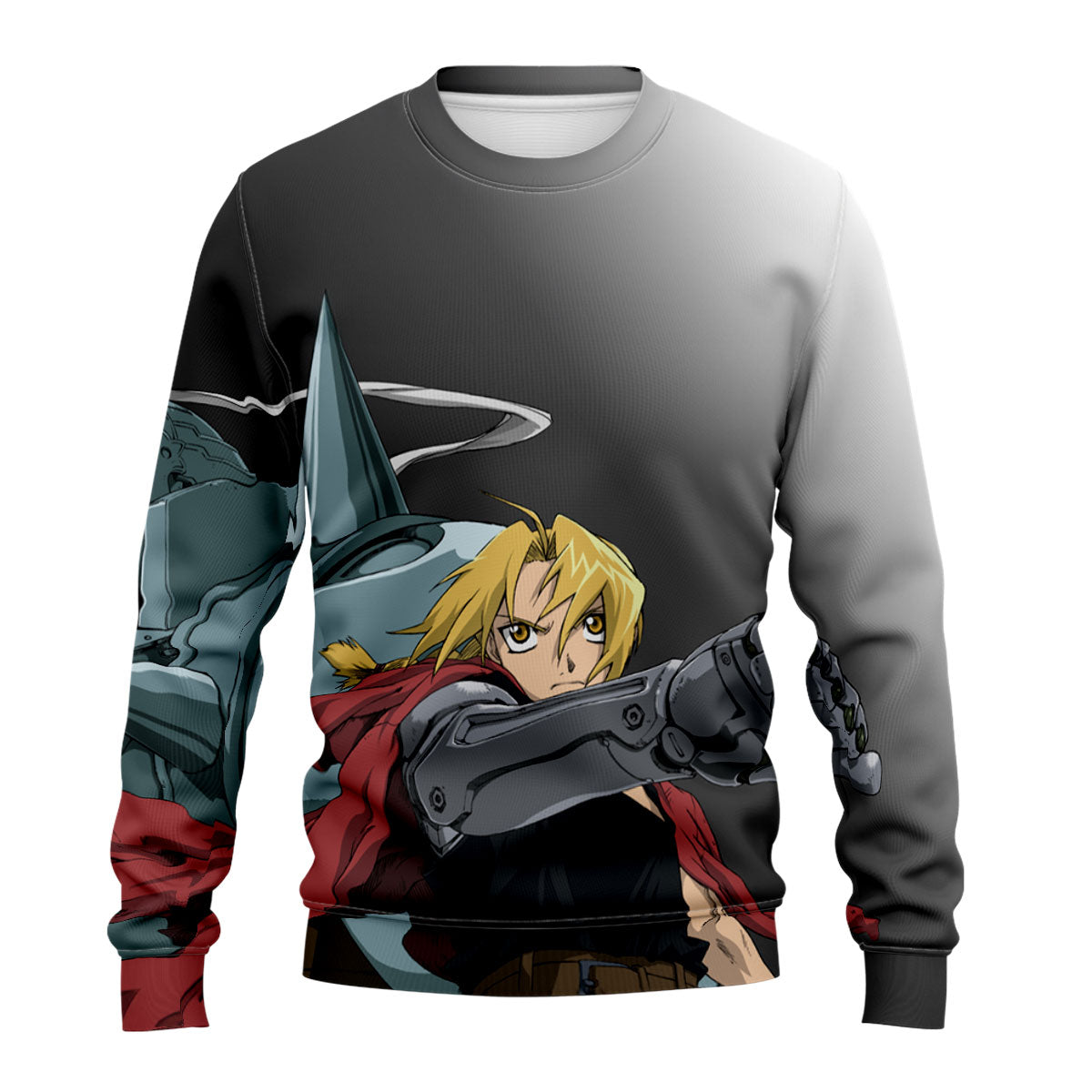 Fullmetal Alchemist Edward Elric Red Cloak Strike Anime Apparel
