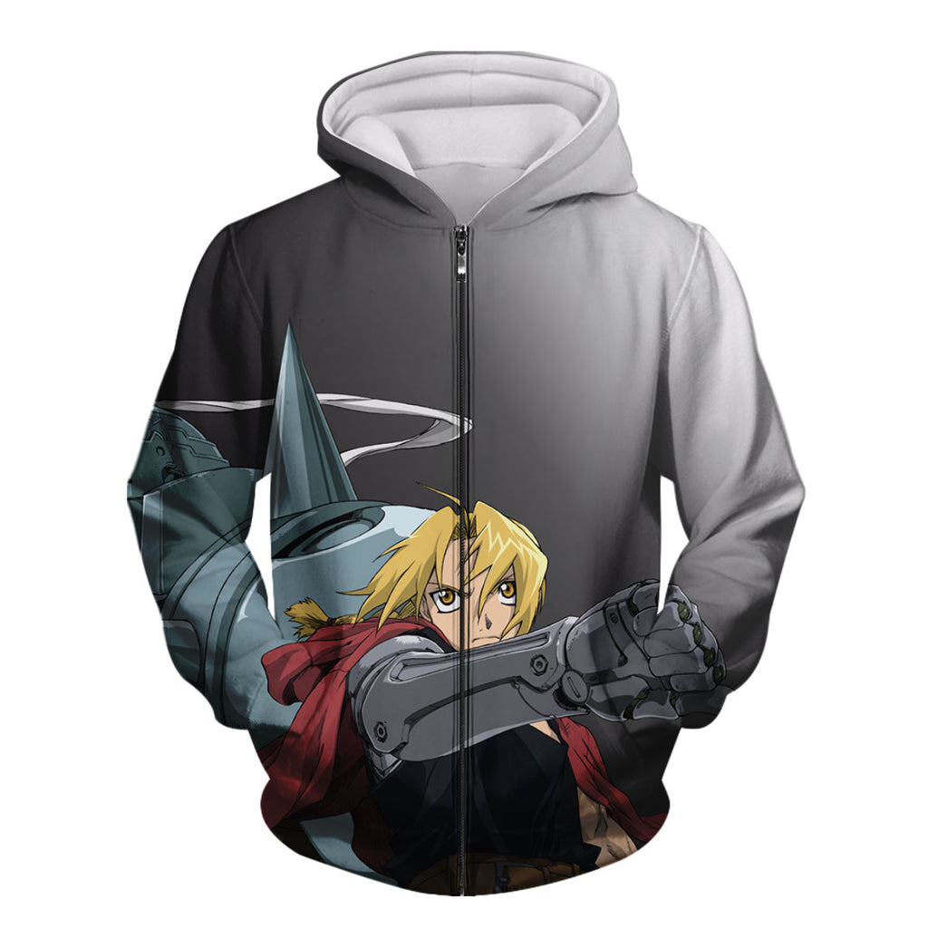 Fullmetal Alchemist Edward Elric Red Cloak Strike Anime Apparel