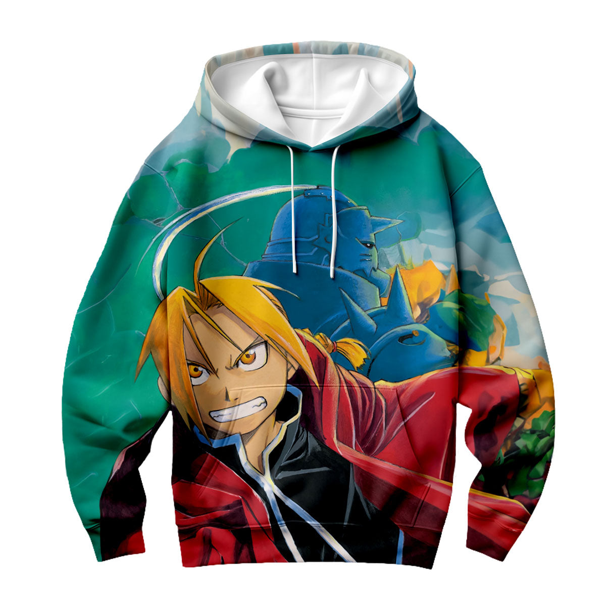 Fullmetal Alchemist Edward Elric Red Coat Anime Apparel