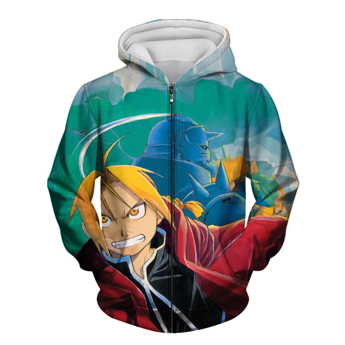 Fullmetal Alchemist Edward Elric Red Coat Anime Apparel