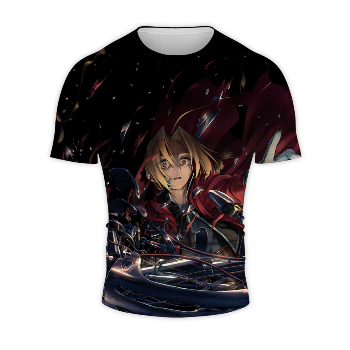 Fullmetal Alchemist Edward Elric Shattered Arm Anime Apparel