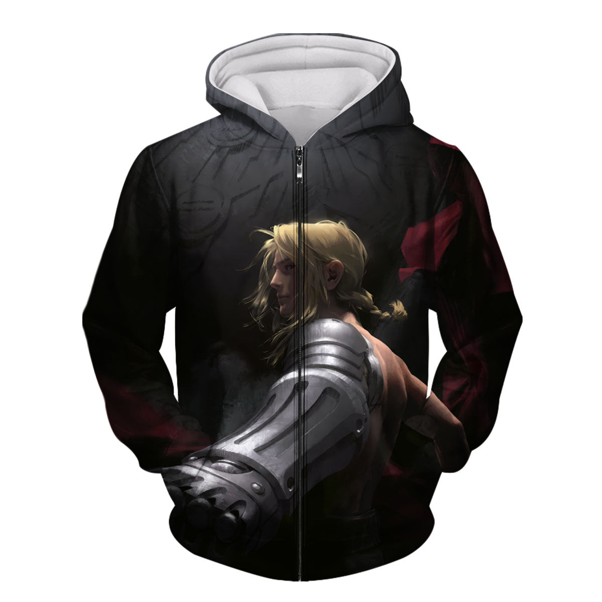 Fullmetal Alchemist Edward Elric Stern Automail Arm Anime Apparel