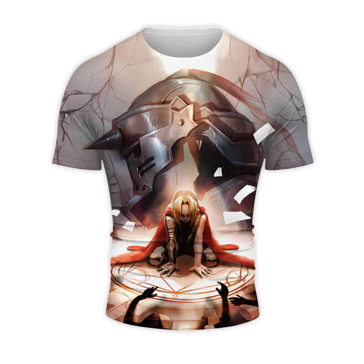 Fullmetal Alchemist Edward Kneeling Transmutation Circle Anime Apparel
