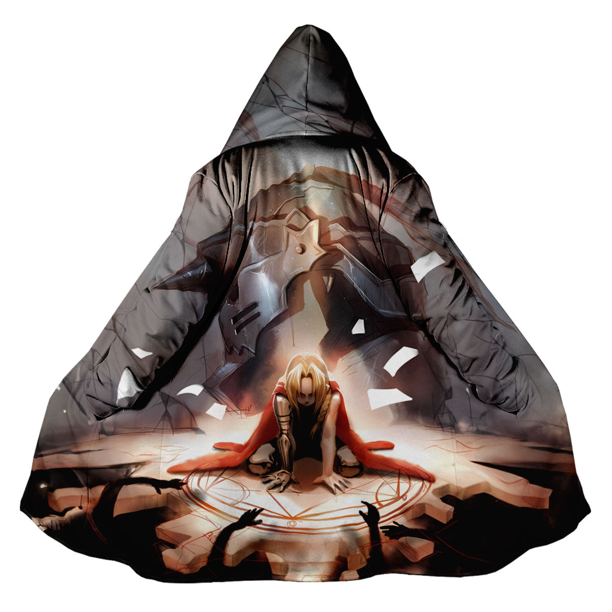Fullmetal Alchemist Edward Kneeling Transmutation Circle Anime Apparel