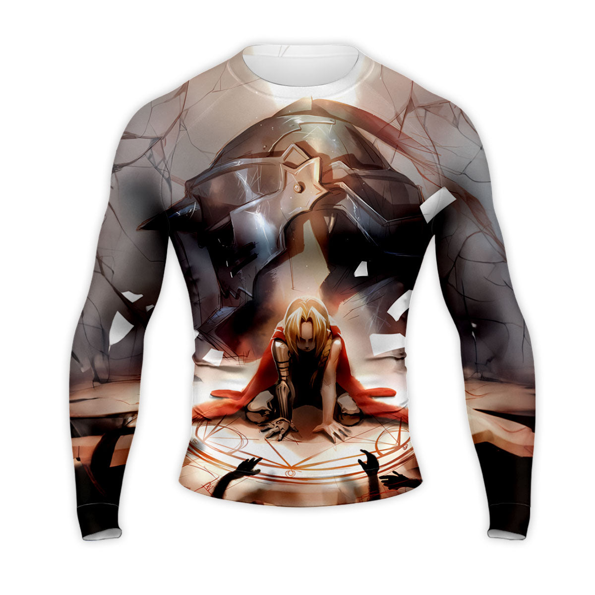 Fullmetal Alchemist Edward Kneeling Transmutation Circle Anime Apparel