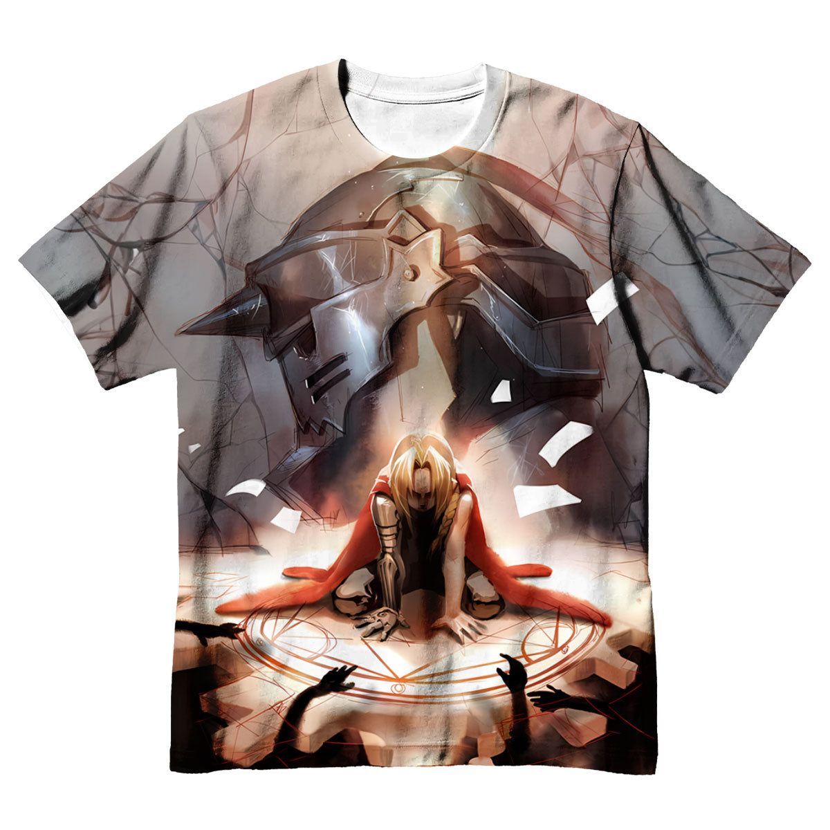 Fullmetal Alchemist Edward Kneeling Transmutation Circle Anime Apparel