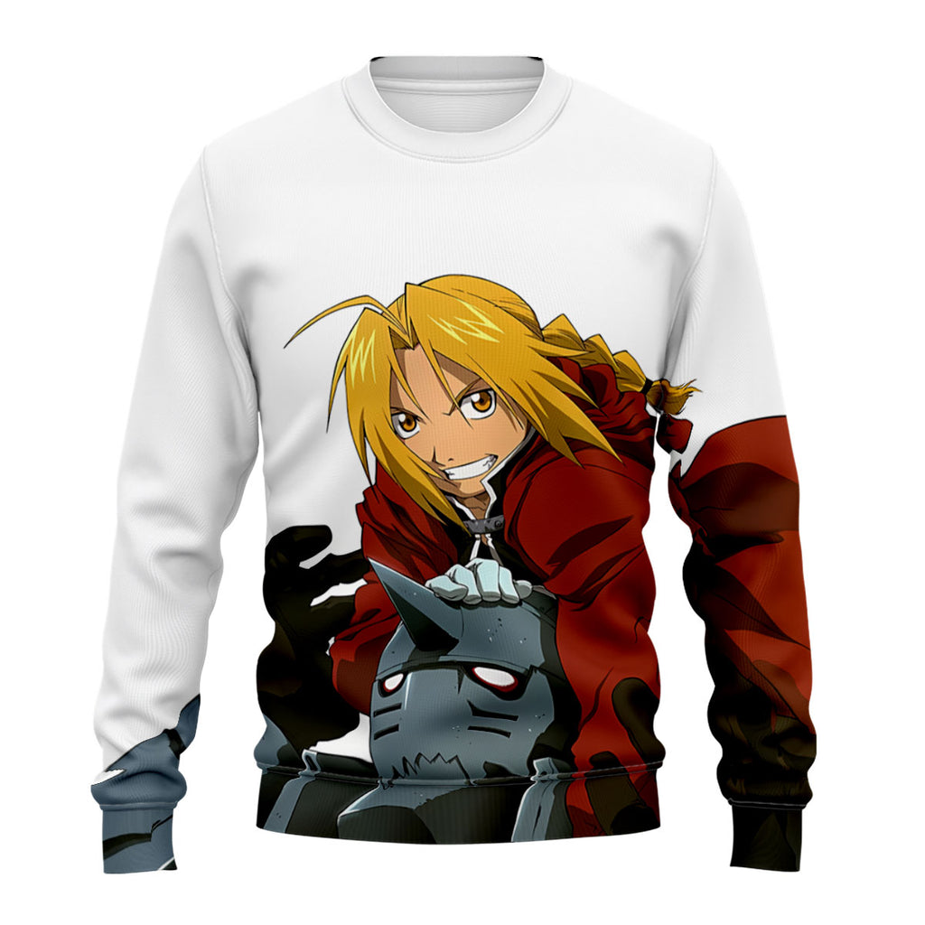 Fullmetal Alchemist Edward Leaning Alphonse Armor Anime Apparel
