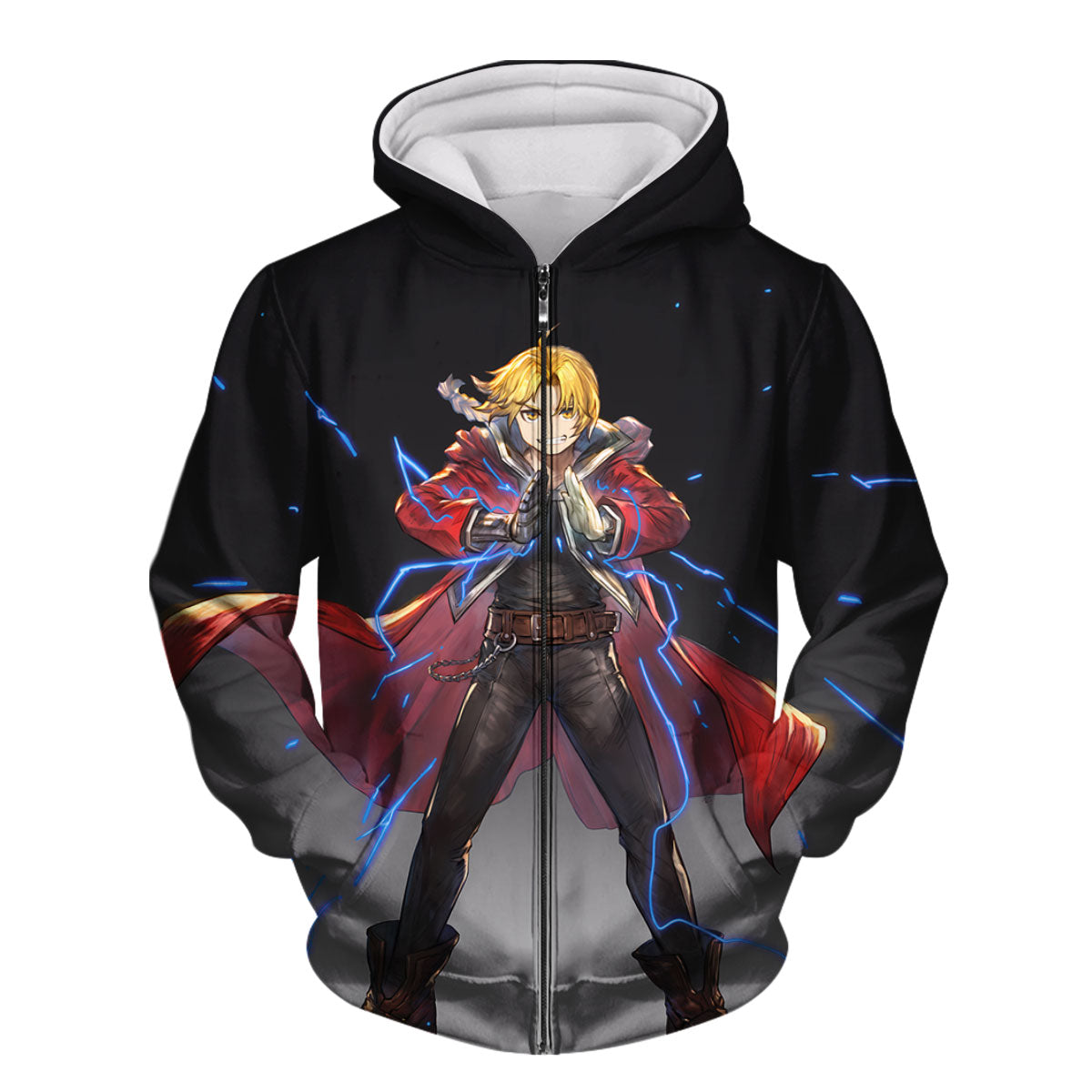 Fullmetal Alchemist Edward Lightning Strike Anime Apparel