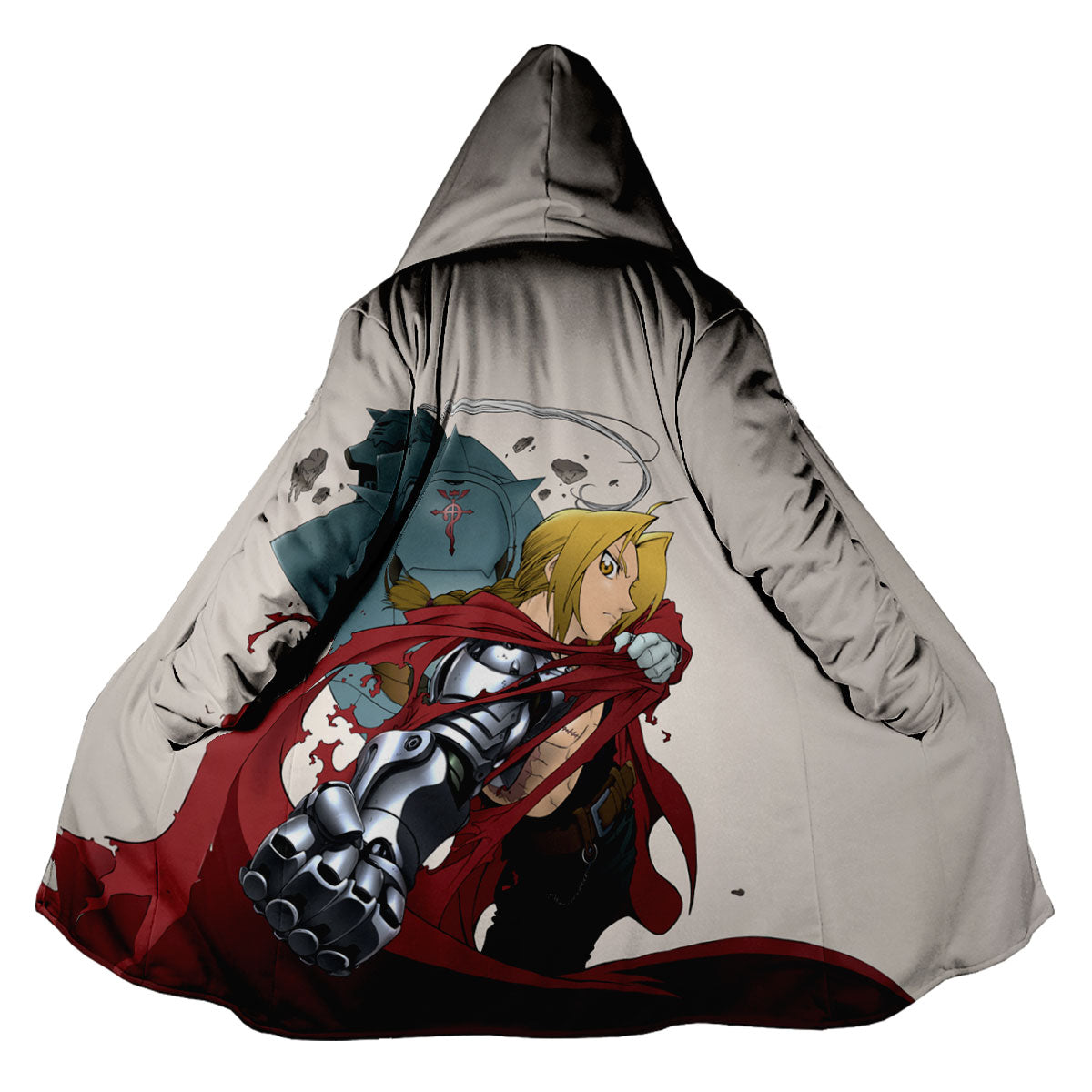 Fullmetal Alchemist Edward Red Cloak Anime Apparel