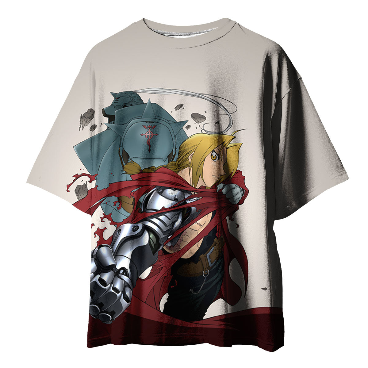Fullmetal Alchemist Edward Red Cloak Anime Apparel