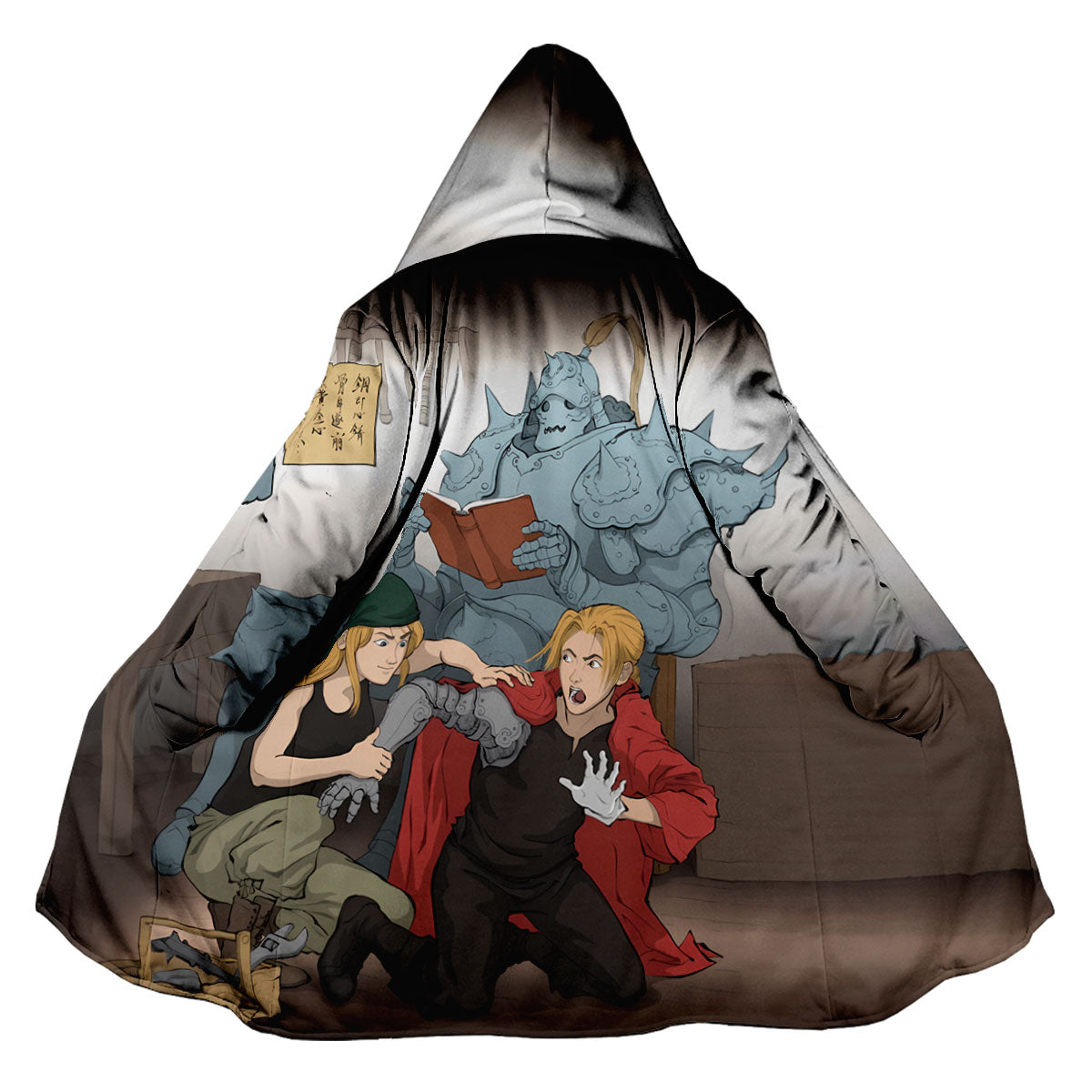 Fullmetal Alchemist Edward Repairing Automail Anime Apparel