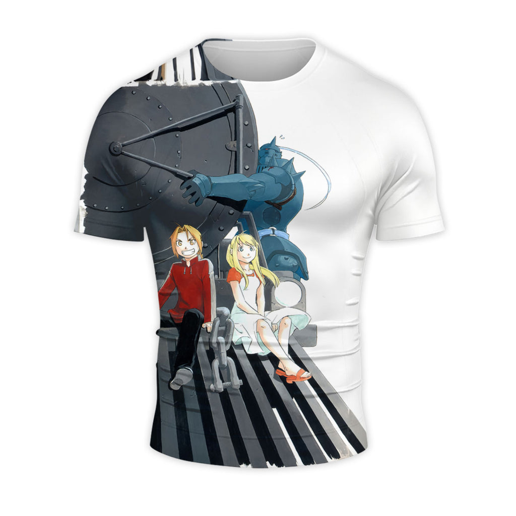 Fullmetal Alchemist Edward Riding Train Anime Apparel