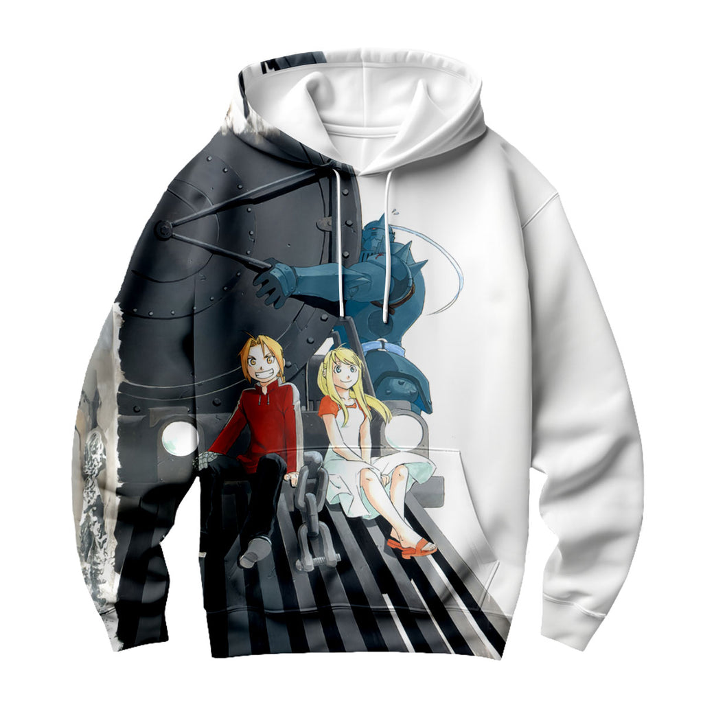 Fullmetal Alchemist Edward Riding Train Anime Apparel