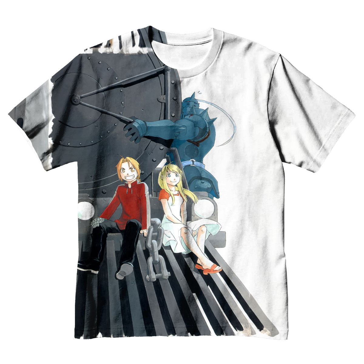 Fullmetal Alchemist Edward Riding Train Anime Apparel