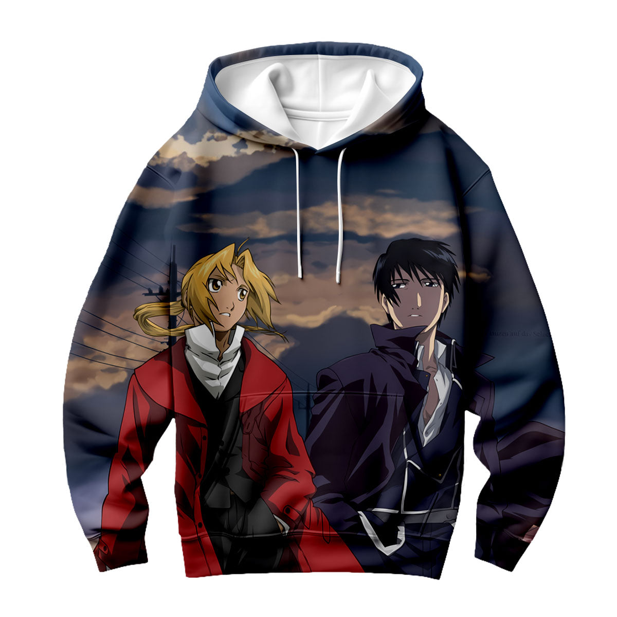 Fullmetal Alchemist Edward Roy Alchemy Duo Anime Apparel